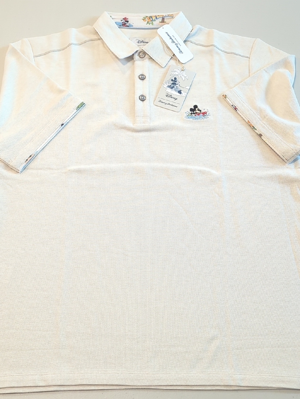 NWT Tommy Bahama X Disney Adventure Crew Five O'Clock Polo Shirt